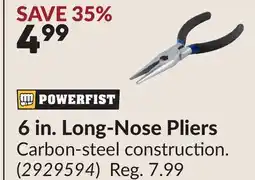 Princess Auto 6 in. Long-Nose Pliers offer