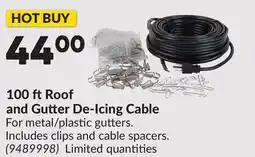 Princess Auto 100 ft Roof and Gutter De-Icing Cable offer