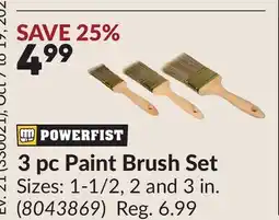 Princess Auto 3 pc Paint Brush Set offer