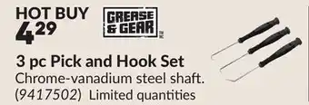 Princess Auto 3 pc Pick and Hook Set offer