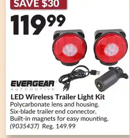 Princess Auto LED Wireless Trailer Light Kit offer