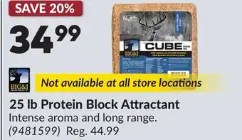 Princess Auto 25 lb Protein Block Attractant offer
