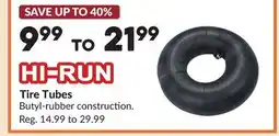 Princess Auto Tire Tubes offer