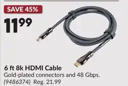 Princess Auto 6 ft8k HDMI Cable offer
