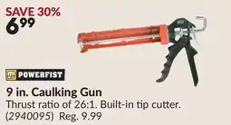 Princess Auto 9 in. Caulking Gun offer