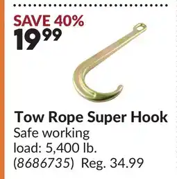 Princess Auto Tow Rope Super Hook offer