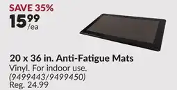 Princess Auto 20 x 36 in. Anti-Fatigue Mats offer
