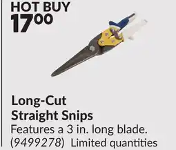 Princess Auto Long-Cut Straight Snips offer