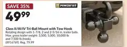 Princess Auto Class II/III/IV Tri-Ball Mount with Tow Hook offer