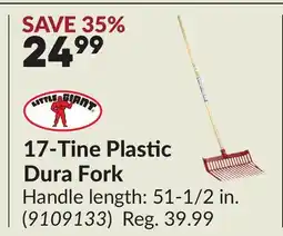 Princess Auto 17-Tine Plastic Dura Fork offer
