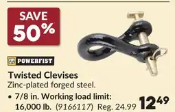 Princess Auto Twisted Clevises offer