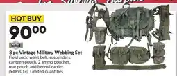 Princess Auto 8 pc Vintage Military Webbing Set offer