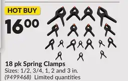 Princess Auto 18 pk Spring Clamps offer