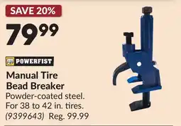 Princess Auto Manual Tire Bead Breaker offer