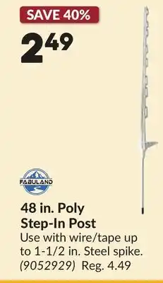Princess Auto 48 in. Poly Step-In Post offer