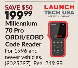 Princess Auto Millennium 70 Pro OBDII/EOBD offer
