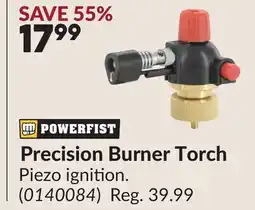 Princess Auto Precision Burner Torch offer