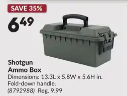 Princess Auto Shotgun Ammo Box offer