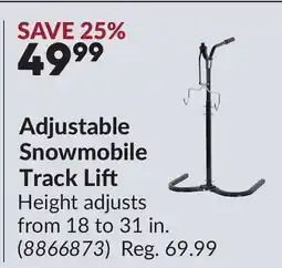 Princess Auto Adjustable Snowmobile Track Li offer