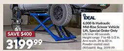 Princess Auto 6,000 lb Hydraulic Mid-Rise Scissor Vehicle Lift, Special Order Only offer