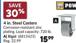 Princess Auto 4 in. Steel Casters offer