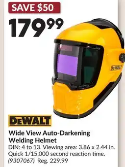 Princess Auto Wide View Auto-Darkening Welding Helmet offer