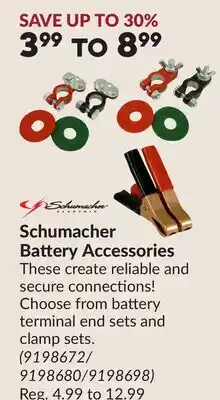 Princess Auto Schumacher Battery Accessories offer