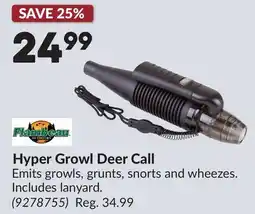 Princess Auto Hyper Growl Deer Call offer