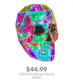 GameStop LED Skull Headset Stand offer