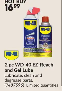 Princess Auto 2 pc WD-40 EZ-Reach and Gel Lube offer