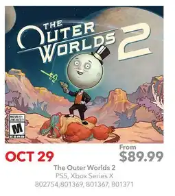 GameStop The Outer Worlds 2 offer