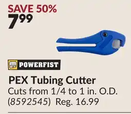 Princess Auto PEX Tubing Cutter offer