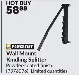 Princess Auto Wall Mount Kindling Splitter offer