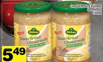 Supermarché PA CHOUCROUTE KÜHNE | Sauerkraut offer