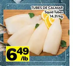 Supermarché PA TUBES DE CALMAR | Squid Tubes offer