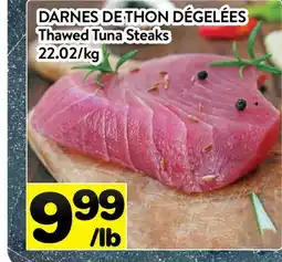 Supermarché PA DARNES DE THON DÉGELÉES | Thawed Tuna Steaks offer