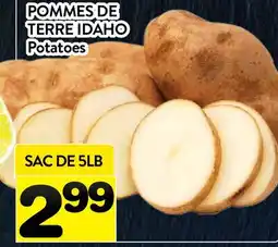 Supermarché PA POMMES DE TERRE IDAHO | Potatoes offer