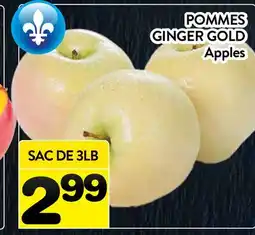 Supermarché PA POMMES GINGER GOLD | Apples offer