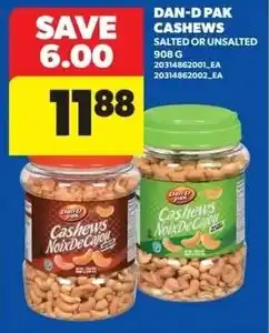 Real Canadian Superstore Dan-D pak cashews offer