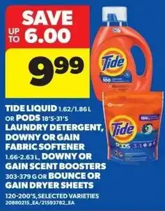 Real Canadian Superstore Tide liquid or pods laundry detergent offer