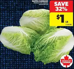 Real Canadian Superstore Nappa cabbage offer