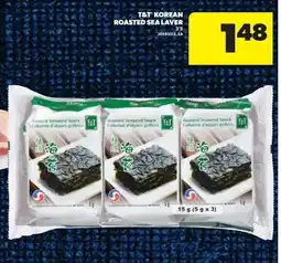 Real Canadian Superstore T&T korean roasted sea laver offer