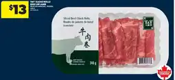 Real Canadian Superstore T&T sliced rolls beef or lamb offer