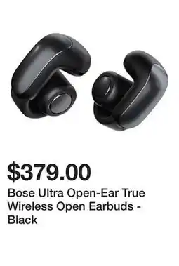 Newegg Bose Ultra Open-Ear True Wireless Open Earbuds - Black offer