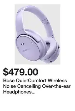 Newegg Bose QuietComfort Wireless Noise Cancelling Over-the-ear Headphones - Chilled Lilac offer