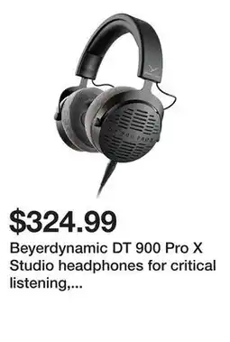 Newegg Beyerdynamic DT 900 Pro X Studio headphones for critical listening, mixing & mastering (open-back) offer