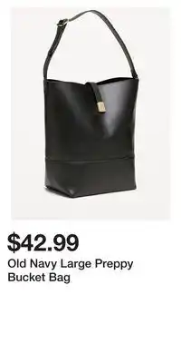 Old Navy Old Navy Large Preppy Bucket Bag offer