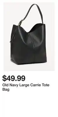 Old Navy Old Navy Large Carrie Tote Bag offer