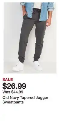 Old Navy Old Navy Tapered Jogger Sweatpants offer