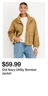 Old Navy Old Navy Utility Bomber Jacket offer